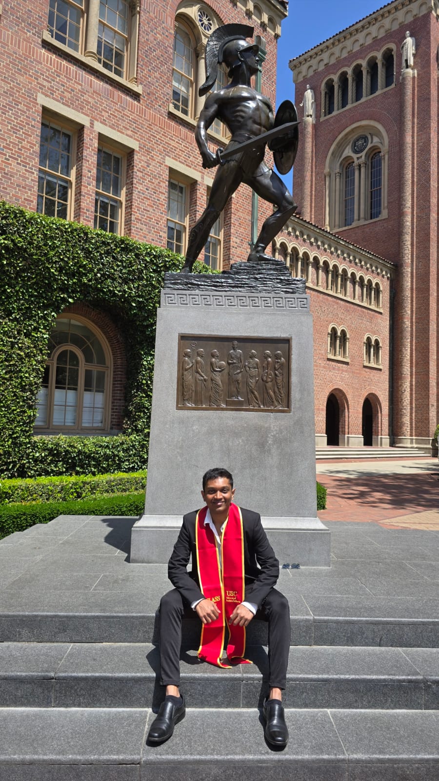 Portrait of Nibin Nithyanandham at USC